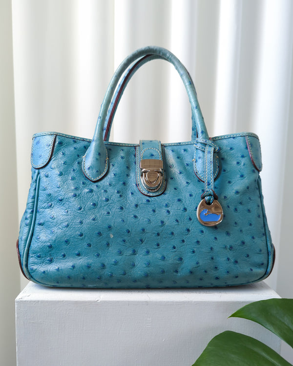 Turquoise dooney deals bourke handbag