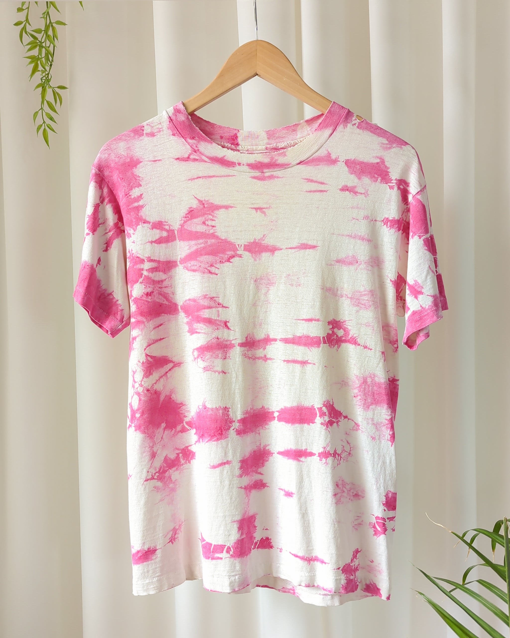 Pink Tye-Dyed T-Shirt