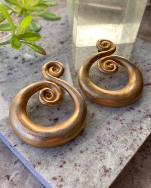 Kenneth Lane Gold Earrings
