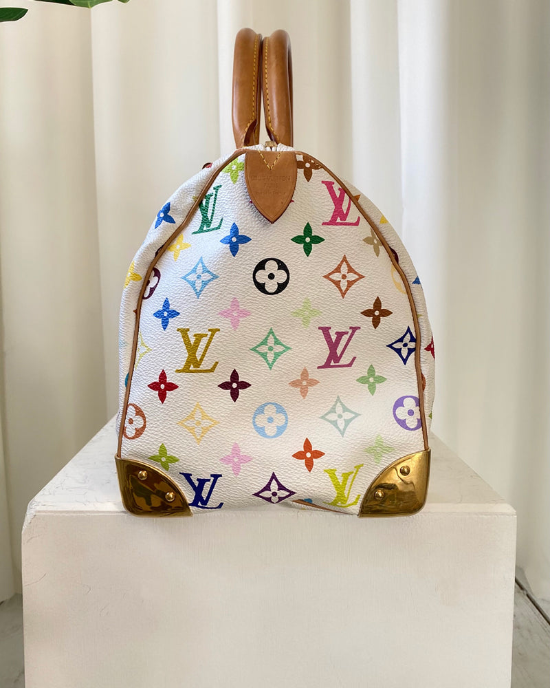 Louis Vuitton x Takashi Murakami 2008 pre-owned limited edition Speedy 35  bag - ShopStyle