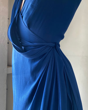 70s Halston Silk Gown