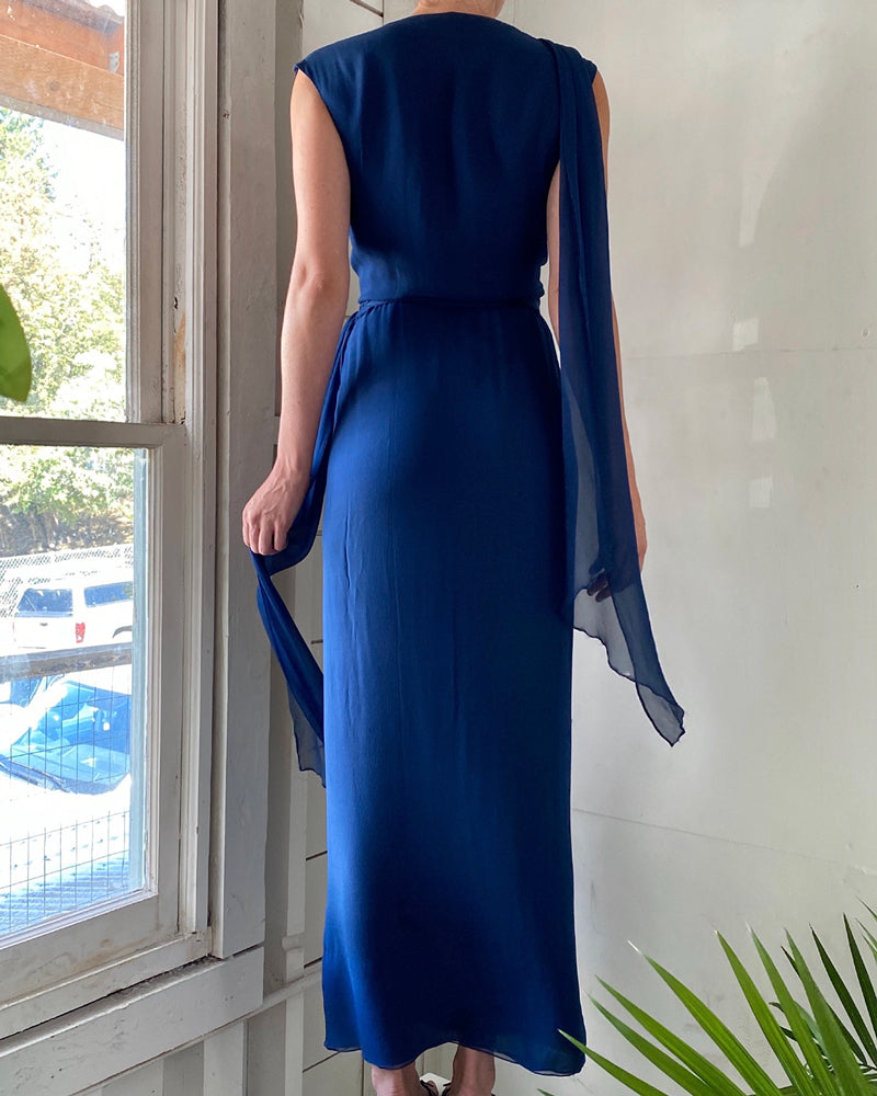 70s Halston Silk Gown | XS-S 70s Halston Silk Gown | XS-S
