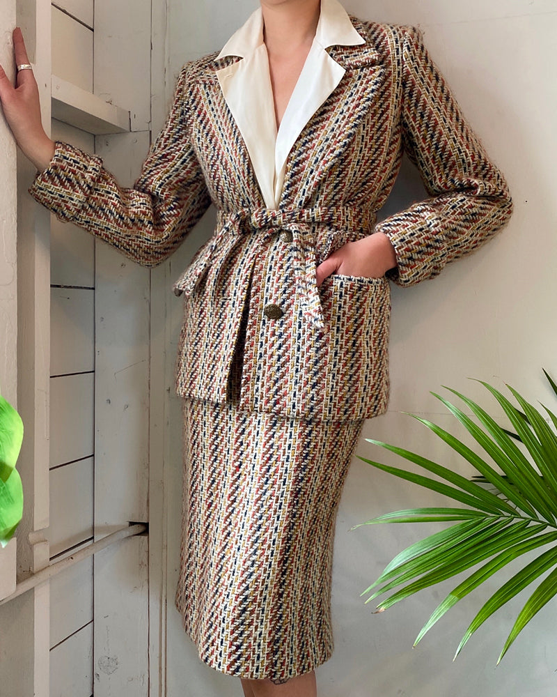 70s Hermes 3pc Suit | M