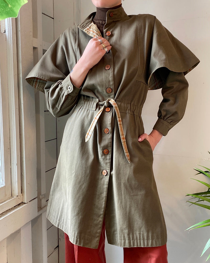 70s Kenzo JAP Belted Trench