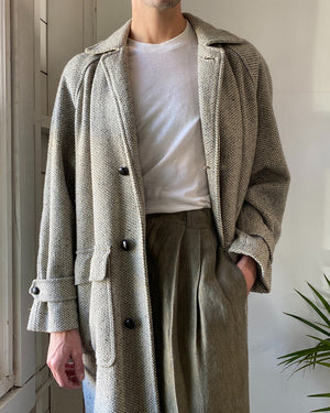 80s YSL Wool Overcoat