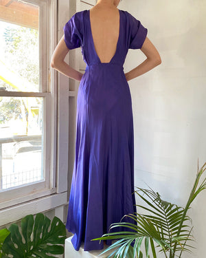 40s Bias Cut Silk Gown