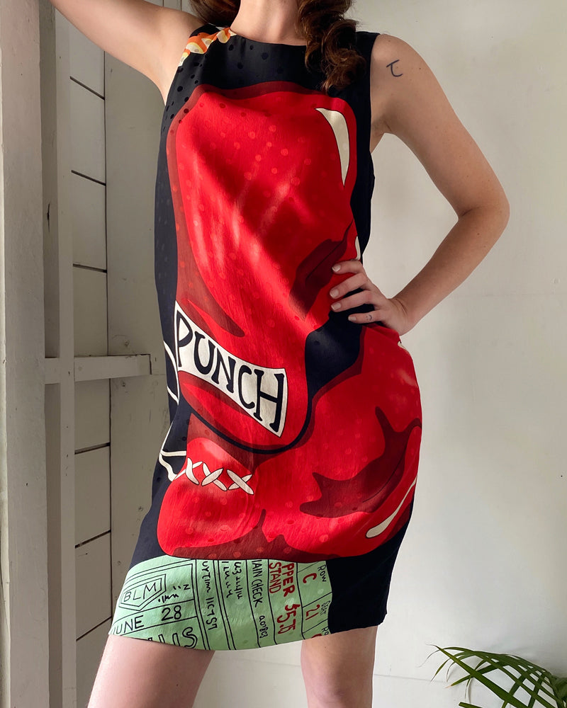 90s Nicole Miller Silk Dress