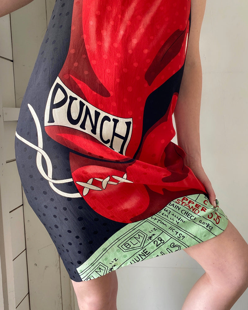 90s Nicole Miller Silk Dress