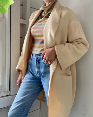 90s Donna Karan Quilted Silk Jacket