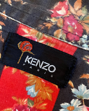 Kenzo Men's Printed Denim Jacket