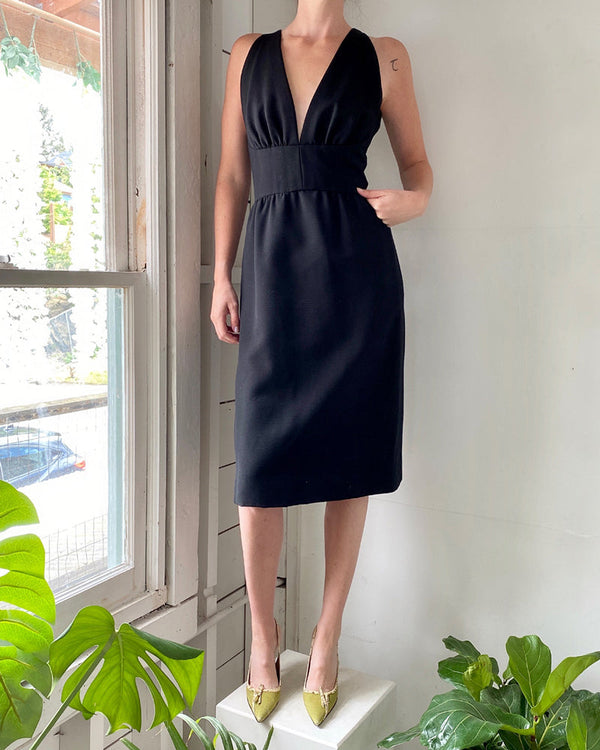 70s Halston Cocktail Dress | XS - Lucky Vintage