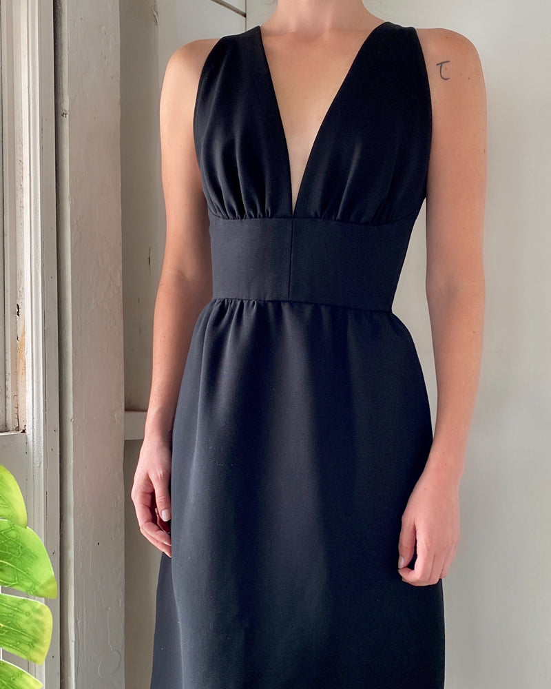 70s Halston Cocktail Dress | XS