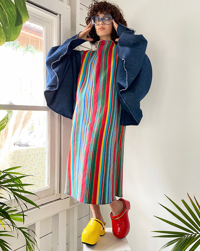 Vintage Oversized Denim Dress | XS-L