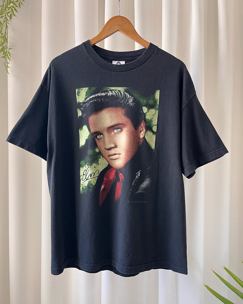 Y2k Elvis Presley Glitter T-Shirt