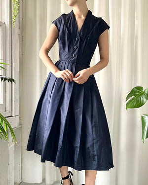 50s Christian Dior Silk Dress