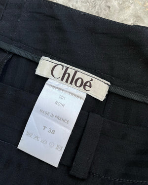 00s Chloe Stripe Flared Trousers