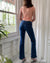 Y2k Exposed Zipper Flare Jeans