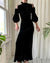 30s Silk Velvet & Mesh Gown