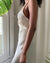 30s Rhinestone Studded Satin Gown