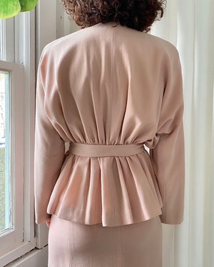 40s Lilli Ann Belted Suit