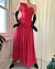 50s One Shoulder Jersey Gown