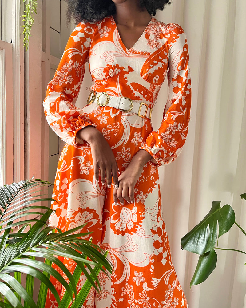 orange dress jumpsuit Orange Samba Sweetheart Neck Smocked Side Sleeveless Jumpsuit Samba Orange / XL