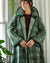 60s Green Wool Maxi Coat | S-M