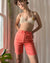 60s Papaya Pink Denim Shorts