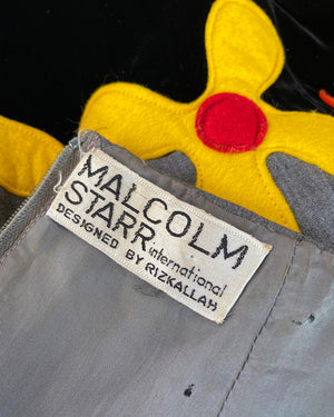 60s Malcolm Starr Rizkallah Maxi Dress | XS-S