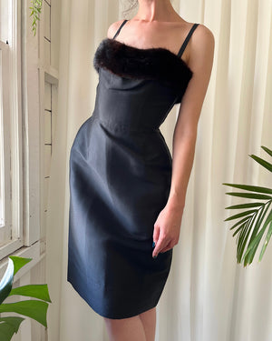 60s Nina Ricci Couture Silk Dress