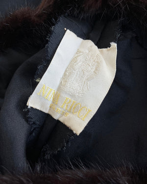 60s Nina Ricci Couture Silk Dress