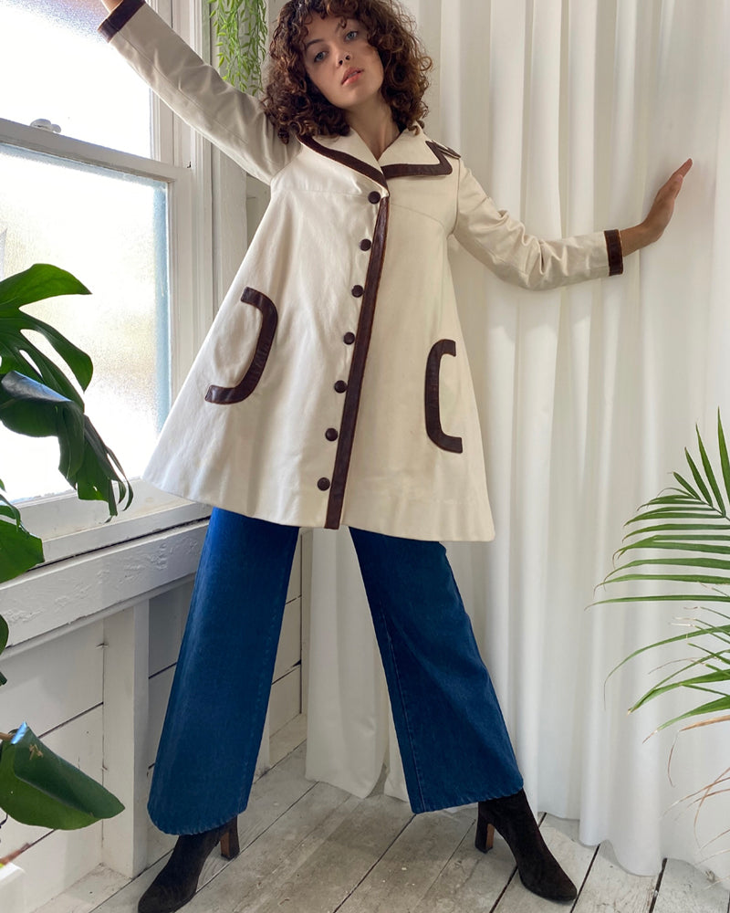 60s Mod Pierre Cardin Coat