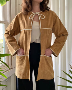 70s Gucci Suede Leather Jacket | S-M - Lucky Vintage