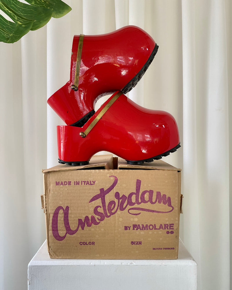 70s Famolare Amsterdam Clogs