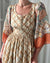 60s Floral Maxi Dress
