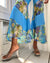 70s Sheer Floral Bellbottom Pant Suit