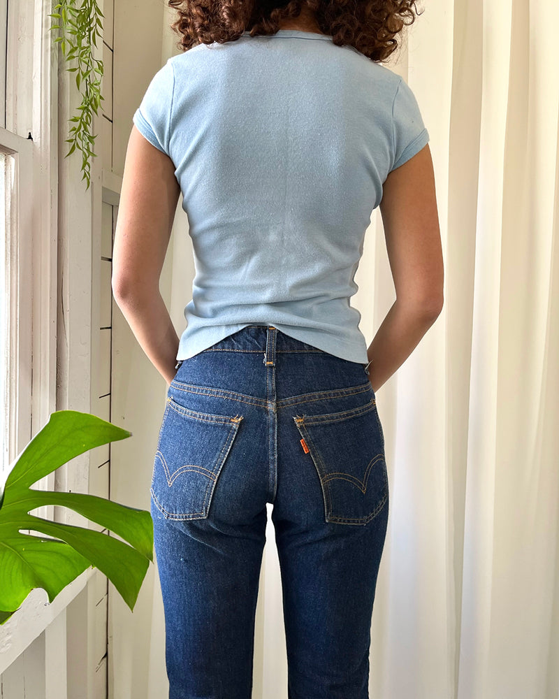 70s Levi's 646 Bellbottom Jeans - Lucky Vintage