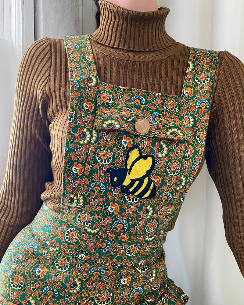 70s Printed Overalls