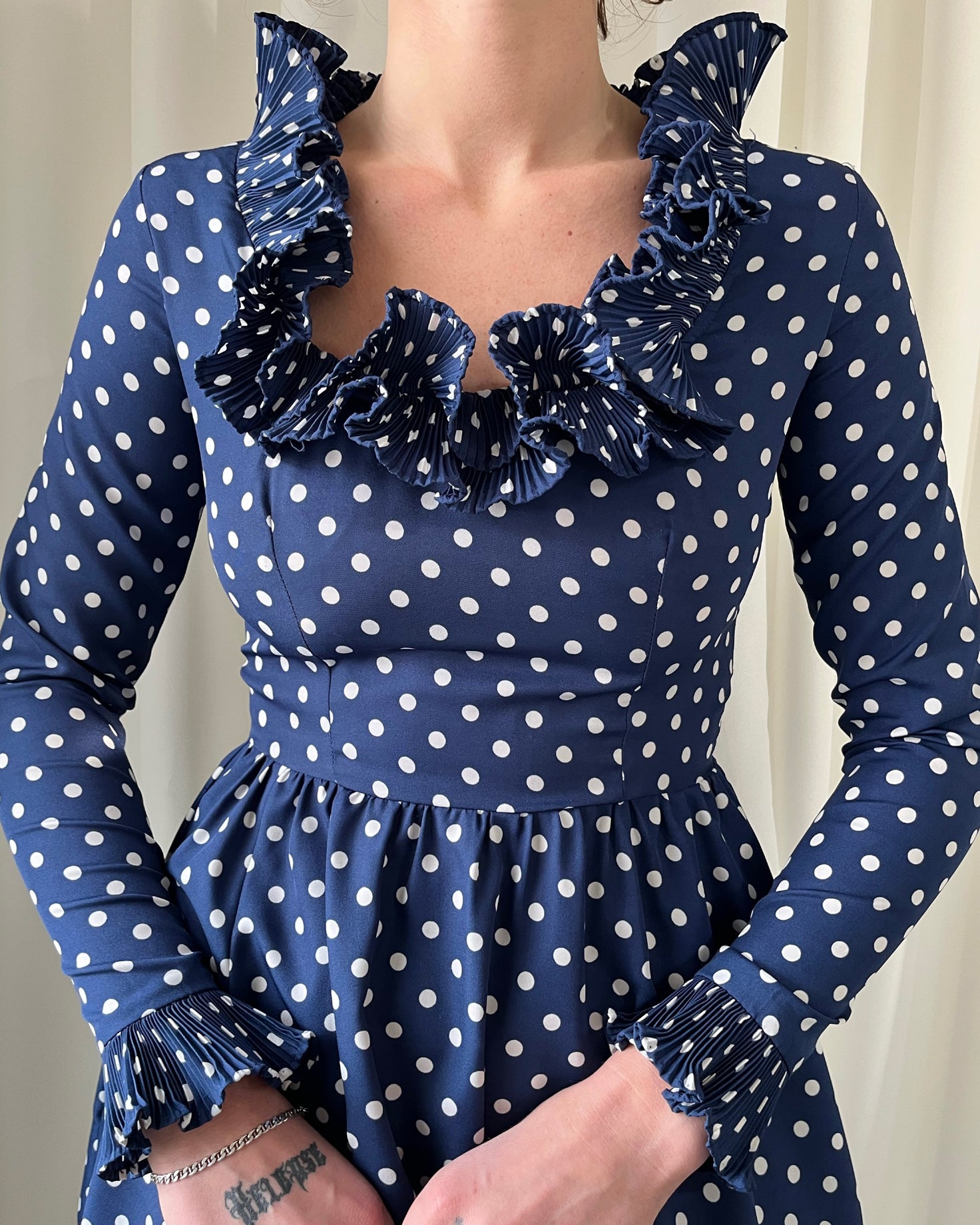 70s Victor Costa Dress | S-M