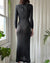 70s Wenjilli Lurex Knit Dress | XS-S