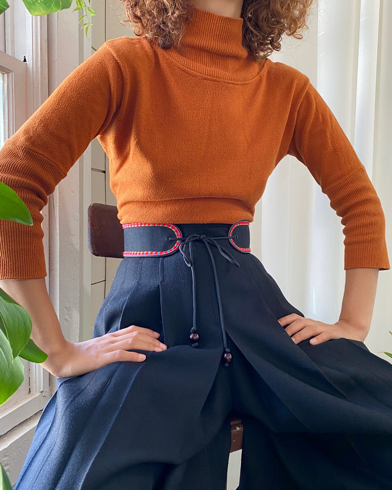 70s YSL Russian Collection Tie Belt