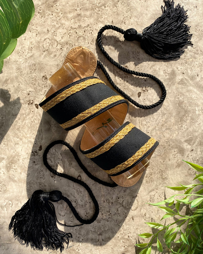 70s YSL Russian Collection Tie Belt