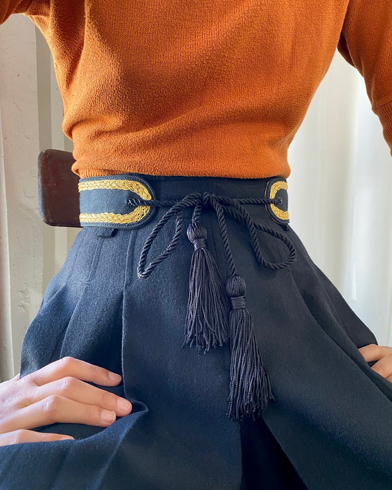 70s YSL Russian Collection Tie Belt