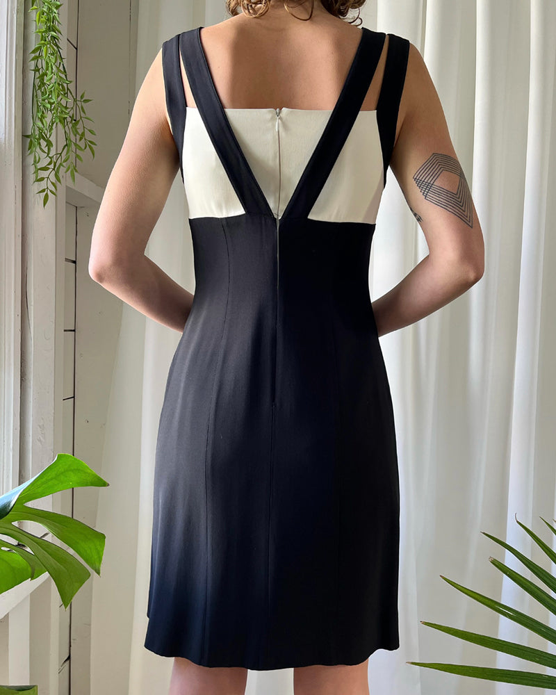 90s Guy Laroche Cocktail Dress | S-M