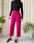 80s Shocking Pink Wool Pants