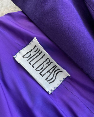 80s Bill Blass Silk Gown | XS-S