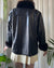 80s Fox Collar Leather Jacket