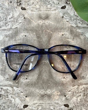 80s Blue Glasses, New Old Stock