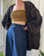 80s Italian Wool Coat with Zip Off Sleeves | M