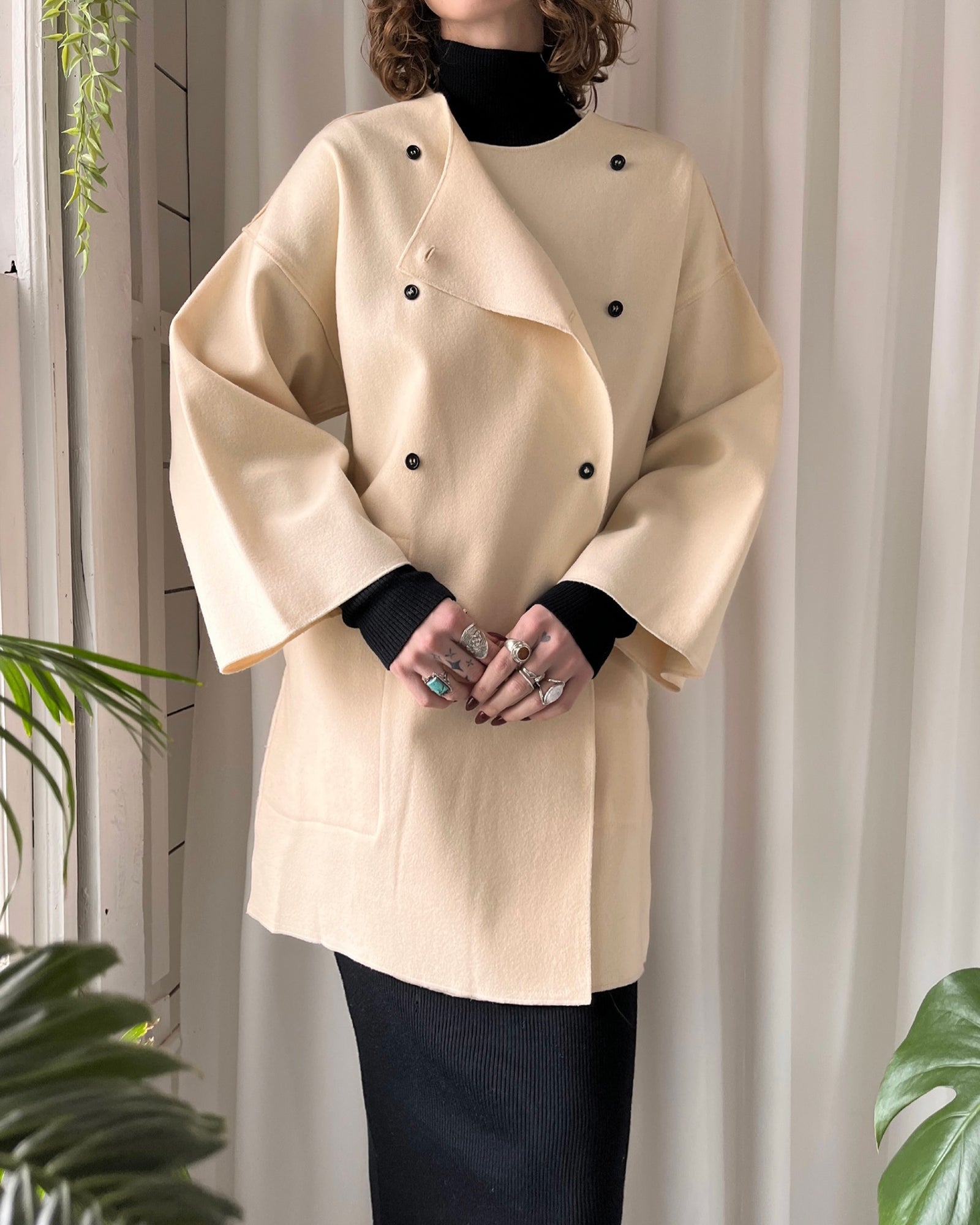 80s Geoffrey Beene Wool Jacket | S-M